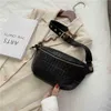 Chain Waist Bag Women Leather Fanny pack Luxury Brand Crossbody Chest Mini Belt Bags Fashion Girl Phone Pack Purse 220727