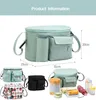 Diaper Bags Lequeen Large Capacity Fashion Mommy Maternity Nappy Travel Backpack Nursing for Baby Care Womens 230317