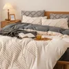 Bedding Define Winter Jacquard Kin Friendly Warm Cover Captle Sheet Free Peça Conjuntos Dormitórios de Literie Nórdicos para Capas para