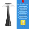 Tafellampen LED LAMP Transparant kristal creatief licht USB laadbare beschermbare bescherming ogen smart touch switch bed bed