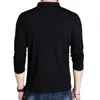 Men's T-Shirts Spring Men's Long Sleeve T Shirts Half Buttons Stand Collar Cotton Pullovers Solid Casual Tops Comfy Korea Tide Slim Thin Tees P230317