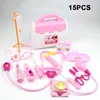Другие игрушки детские доктор Set Semulation Family Kit Toy Pretend Play Portable Suitcase Medicine Accessorie Children 230320