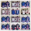 Filme Vintage Hockey Jersey Retro CCM Bordado 2 Brian Leetch Jersey 1 Eddie Giacomin 3 James Patrick Jerseys