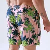 Men's Shorts 2023 Seaside Swim Truncks Mens HIgh Quality Pink Shorts Quick Dry Swimsuits Summer Beach Board Swimwear Shorts With Mesh Pants W0320