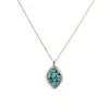 Hanger kettingen 2023 korte keten rhombus abalone shell groene marmeren ketting voor vrouwen