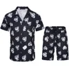 Мужские повседневные рубашки Дизайнерские летние шорты Наборы мужской спортивные костюмы пробегают костюмы для пота