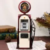 Decorative Figurines Simulation-Gas-Station Music-Box Home Hand-Crank Mechanism-Figurines 101A