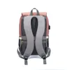 Bolsas de fraldas Lequeen Moda Mommy Modas de Backpacks de grande volume Motifunction Travel Bag Bag USB LPB25 230317