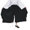 Pantaloni da uomo Uomo Gypsy Cotone Lino Gamba larga Coulisse allentata Hiphop Vintage Elastico Casual Baggy Hakama Hip-hopUomo