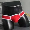 Underbyxor is silkemän underkläder sexiga trosor penis bulge påse underkläder mode låg midjestonder kort gay undies cock stora knickers