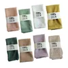 Table Napkin Hputexine Cotton Linen KitchenTowel Solid Color Eco-Friendly Heat Insulated Pad Bulk Tea Towel Scouring 2PCS/Set