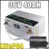 36 V 40AH LifePo4 Bateria 36V Carvan RV Boat Broad Silnik panel słoneczny 36V LifePo4