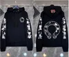 Sweats à capuche pour hommes Sweatshirts Designer Hearts Sweat à capuche Chromees Hommes Sweat à capuche Vêtements Femmes Coeur à capuche Ch Cross Flower Bras avant imprimé Horseshoe Pocket Zipper DP