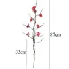 Decorative Flowers Artificial Silk Sakura Rattan Kudo Cherry Blossoms Tree Branch For Fall Home Table Decoration