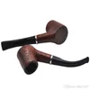 Pipe da fumo New Xiangyun Wave Classic Wood Pipe Flat End Old Pipe Facile da pulire