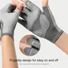 Cycling Gloves Cycling Gloves Women Fitness Gloves Gym Weightlifting Yoga Bodybuilding Training Thin Breathable Non-slip Half Finger Gloves 230317