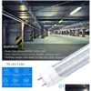 Led Tubes 4Ft G13 Bipin Tube Bbs 5000K 6000K Fluorescent Replacement Bb Lights T8 T10 T12 Dual End Ballast Bypass Shop Light 48 Inch Dhs5I