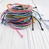 Wax Thread Hand woven Bracelets Adjustable Multi-color Rope Braid Friendship Bracelet Hawaiian Beach Accessories