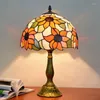 Table Lamps Sunflower Desk Lamp Of Bedroom The Head A Bed Europe Type Restoring Ancient Ways Glass 30 Cm In Diameter