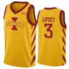 College Basketball Iowa State Cyclones Jerseys 13 Jaren Holmes 22 Gabe Kalscheur 2 Caleb Grill 21 Osun Osunniyi 5 Aljaz Kunc 3 Tamin Lipsey Stitched University NCAA