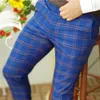 Pantalones de hombre Pantalones chinos para hombre Pantalones a cuadros delgados Pantalones masculinos Pantalones casuales para hombre Pantalones casuales de primavera Pantalones lápiz Pantalones Harem Jogger 230320