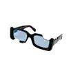 Sunglasses Brand Designer Women Colored Black Square Futuristic Retro Sun Glasses Rectangular SunglassesSunglasses