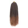 Mini Sénégalais Afro Tresse Cheveux 100% KK 20 pouces Crochet Tresses Cheveux Synthétiques Pour Les Femmes Noires Tressage Cheveux