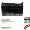 12V 200Ah Deep Cycle Lithium Battery Pack Built-in 12.6V 200A BMS for Electric boat motor Solar inverter