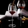 Bicchieri da vino Calice europeo in cristallo inclinato romantico di lusso con rossetto Phnom Penh 2 pezzi