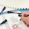 Roterende pen draaiende gaming non-slip rollende vinger voor kinderstudenten schrijven pennen Ballpoint Office-benodigdheden e8be