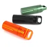 XXL Aluminum Alloy Pill Box Case Bottle Holder Container Waterproof Storage Airtight Cylinder Stash 3 color choose Size 30*100mm