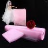 Decoratieve bloemen 17Colors 5Bags 0,48 5m trouwtafel loper decoratie garen kristal tule organza pure gaas gunsten 6zsh800