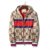 2022 패션 남성 디자이너 재킷 모자 줄무늬 윈드 브레이커 스포츠웨어 외부웨어 바람 캐주얼 플러스 크기 인쇄 지퍼 후드 재킷 코트 코트