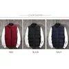 Hommes gilets BROWON 2023 automne et hiver veste coton chaud sans manches couleur unie tout match Social manteau 230320