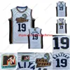 Aaliyah 19 AALIYAH Brick Layers White Basketball Jersey Suit Abbigliamento Halloween Cosplay Camicie Abbigliamento Più dimensioni