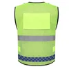 Men's Vests Size S4XL Reflective High Visibility Cycling with Multi Pockets Safety for Security Guard 230320