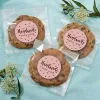 Other Packing 500pcs/roll Handmade With Love Kraft Paper Stickers 25mm Pink Round Adhesive Labels Baking Wedding Party gift Decoration Sticker