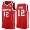 Houston Cougars 5 JaVier Francis Jersey College Basketball 23 Terrance Arceneaux 34 Hakeem Olajuwon 44 Elvin Hayes 22 Clyde Drexler University Red White Black NCAA