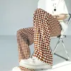 Herenbroek man rechte broek mannen vrouw oversized wide been lading broek streetwear man casual flodderige plaidbroek harajuku 230320