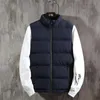 Hommes gilets BROWON 2023 automne et hiver veste coton chaud sans manches couleur unie tout match Social manteau 230320