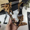 Classics Vrouwen schoenen hakken Sandalen mode luxe Dikke bodem Jurk Schoen Alfabet dame Sandaal Leer Hoge hak lides maat 35-41