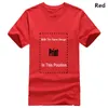 Mens t Shirts T-shirt Divertente Uomo Maglietta Con Stampe Frasi Ironiche Nerd Ahahaha No Men Shirt Cotton Print