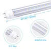 Светодиодные трубки T8 Tube Lighting 4ft 4 -футовой 18 -футовый 22W 28 Вт SMD 2835 Флуоресцентная замена света 6000K COOL White Shop Lamp BB