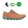 Nuevo en la nube para correr X Calzado casual Federer Diseñador para hombre Zapatillas de entrenamiento y entrenamiento cruzado ceniza negro aleación gris Aloe Storm Blue hombres mujeres Entrenamiento deportivo