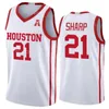 Houston Cougars 5 JaVier Francis Jersey College Basketball 23 Terrance Arceneaux 34 Hakeem Olajuwon 44 Elvin Hayes 22 Clyde Drexler University Red White Black NCAA