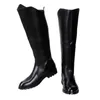 Botas moda masculino Black Knee High British DeSiger Back Zip Long Motorcycle Shoes Cosplay Exército Botas Casual Comfort 230320