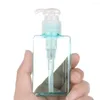 Storage Bottles 5pcs Useful Shampoo Shower Gel Home Bath Supplies Plastic Pump Container Foaming Bottle Liquid Soap Dispenser