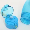 Koppar rätter redskap vatten flaskor vatten flaskor barn sippy cup kreativ tecknad baby matning koppar med sugrör läcksäker utomhus bärbara barn