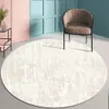 Carpet Light Luxury Round Abstract Bedroom Decor Rugs Dresser Computer Chair Non-slip Lounge Rug Home Balcony Soft Thick s 230320