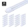 Tubos de LED 65W V 8ft 6000k R17D HO Base T8 Tubo 45W Bypass Bypass de 8 pés Lâmpada fluorescente BB Luzes de entrega